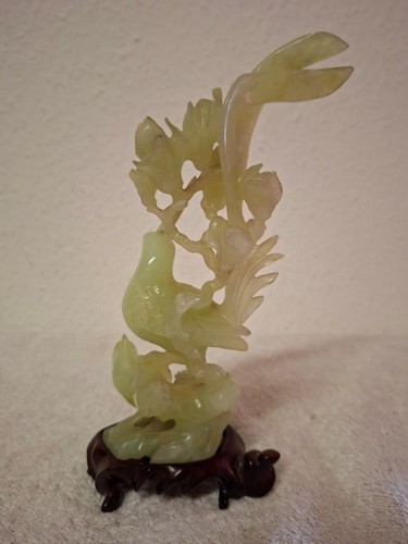 Jade figur vögel - jade,