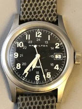 Hamilton Khaki - Quarz - 33 mm breit ohne Krone - Vintage - gut erhalten