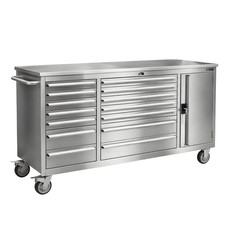 Edelstahl RS6 Werkstattwagen