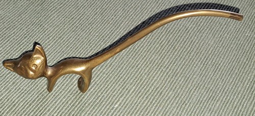 Vintage katze ringhalter - katze,