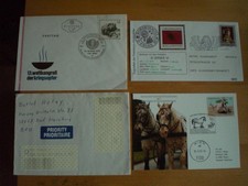 4 x Ersttagsbrief Ganzsache