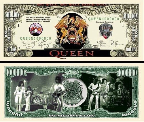 Queen billet million dollar - million,