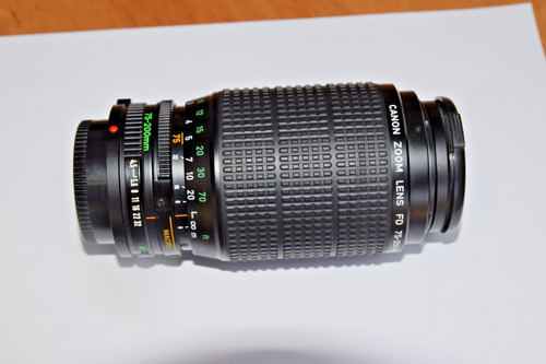 Objektiv canon 200mm - objektiv, fd