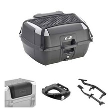 GIVI B45+ Topcase Schwarz Grau