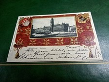 Präge AK - Hamburg, Rathaus - Stadtwappen, Kaiserreichs Wappen - 1905