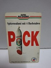12 DM Telefonkarte Pick Spitzen Salami