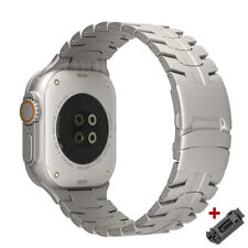 Edelstahl Armband Wechsel zu Ultra Hülle für Apple Watch 9 8 7 6 5 4 SE 44/45mm