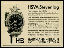 Werbung  Reklame 1937 Hartmann