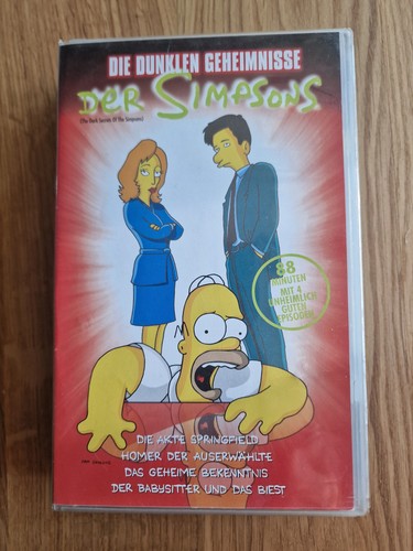 Die simpsons vhs kassette - simpsons,