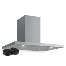 Dunstabzugshaube 90 cm kopffrei 600m³/h Abzugshaube Umluft Kopffreihaube Abluft