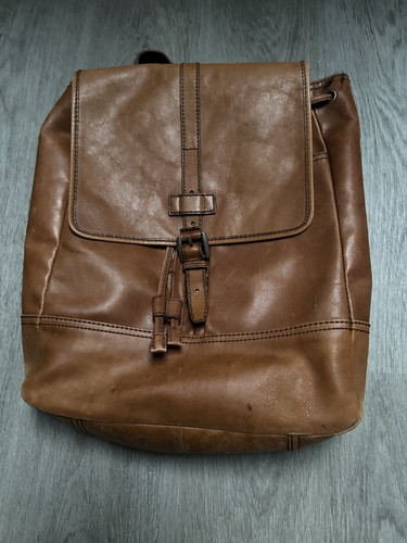 Fossil rucksack braun leder - fossil,