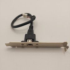 Slotblech Slotblende mit Firewire Anschluss Buchse