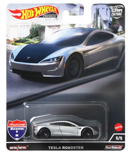Tesla roadster american scene - american,