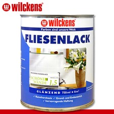Wilckens 750 ml Fliesenlack glänzend weiß Küche Bad WC