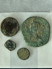 Konvolut 4 antike Münzen -