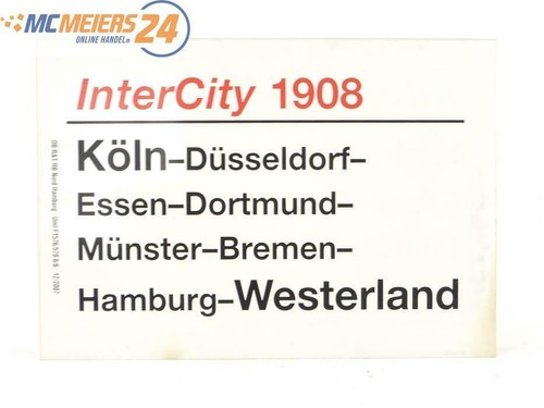 E244 zuglaufschild - e244,