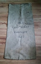 Alter Getreidesack Mehlsack Deko Basteln 1937