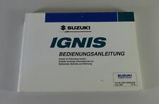 Betriebsanleitung / Handbuch Suzuki Ignis 1. Generation Stand 07/2000