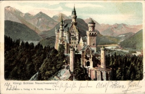 Litho hohenschwangau schwangau - litho,