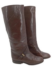 Santa Borella Damen Stiefel Leder Braun Gr. 36 Klassisch