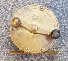 DAM Effzett 495 Fliegenrolle Messing Rarität Angelrolle