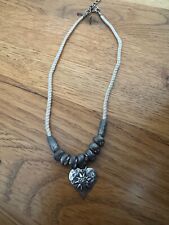 Trachtenkette Dirndlkette Herz Edelweiß Trachtenschmuck Dirndlschmuck Kette Dult