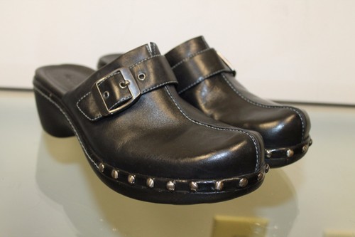 Ecco black leather comfort - leather,