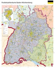 Postleitzahlenkarte von - xl,