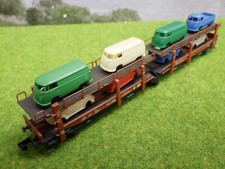 Spur N Doppel-Autotransportwagen mit PKW DB (VE) C1335