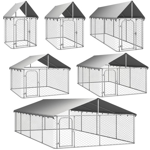 Outdoor hundezwinger mit dach - mit,