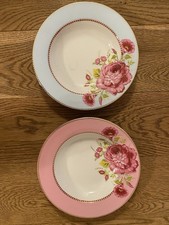 2 x Pip Studio Porzellan Khaki Suppenteller