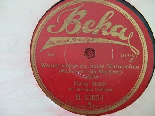 5 alte schellackplatten - 5,