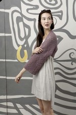 Lang Yarns MOHAIR LUXE PAILLETTES Strickanleitung Stola (Bolero) 