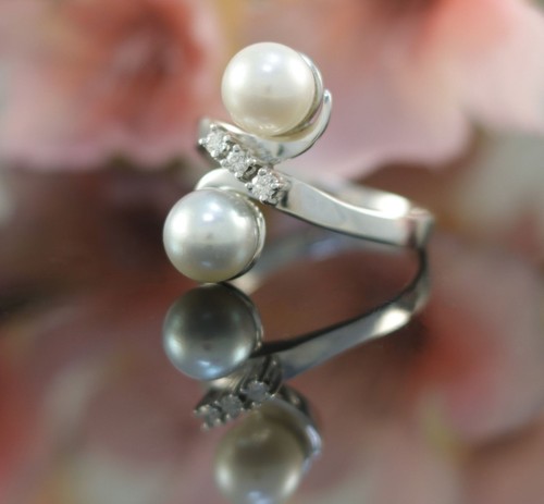 Brillant gold ring - gold, mit