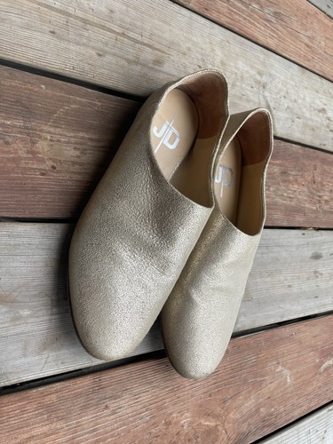 Damen slipper gold leder - damen,