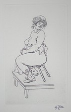 Heinrich Zille Frauenakt Akt