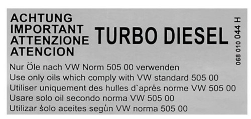 Aufkleber turbo diesel - "turbo, grau