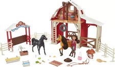 Spirit HDK57 Deluxe Reiterhof Spielset mit Puppe Lucky und Pferd Sprit ab 3