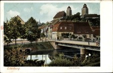 Ak Eilenburg an der Mulde Sachsen, Ansicht vom Schloss, Brücke, Fluss - 3582265