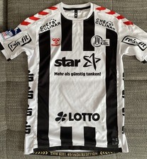 THW Kiel Retro Trikot Hummel Größe S Limitierte Edition Schwarz-Weiß Rot Zebra