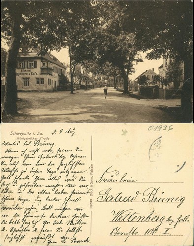Ansichtskarte schwepnitz - ansichtskarte,