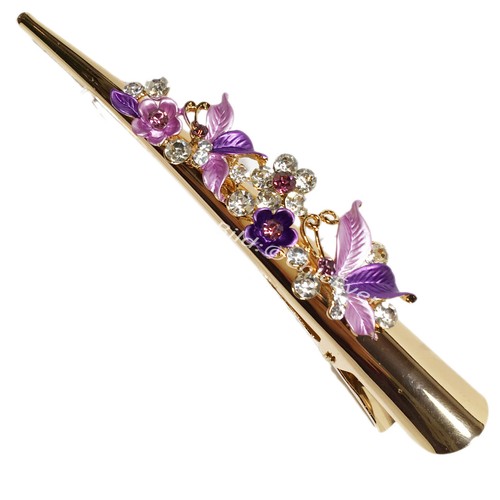 Hair clip butterflies - clip, flowers