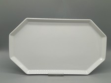 Rosenthal Polygon weiß Servierplatte 37x21,5 cm Tapio Wirkkala Porzellan