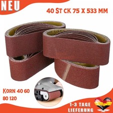 40x Gewebe Schleifbänder 75 x