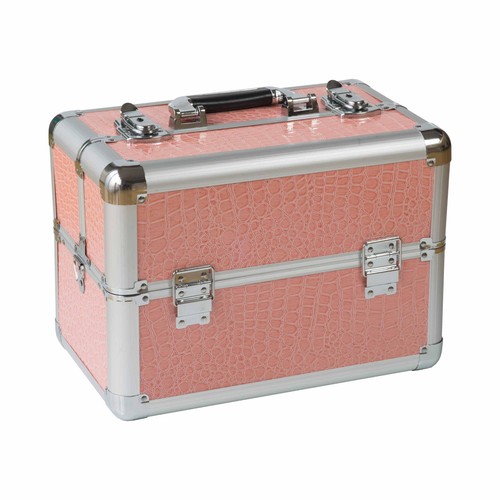 Kosmetikkoffer kompakt pink - kosmetikkoffer,