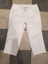 Street One* Cargo/Bermuda Hose Gr.36/ Länge 22, Weiss, Style Greta