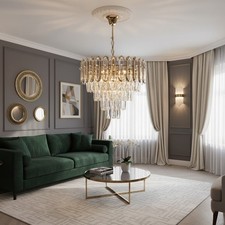 Exklusive Gold Deckenlampe