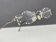 Toms Design Brille Herren Damen Eckig silber Pixel Art  Randlos germany NP:399€