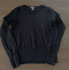 basic Damen Strick Pulli Pullover Gr. S schwarz langarm