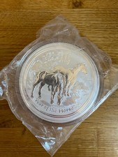 1kg Australian Lunar II Silber 2014 Pferd, 30 AUD Perth Mint, eingeschweißt